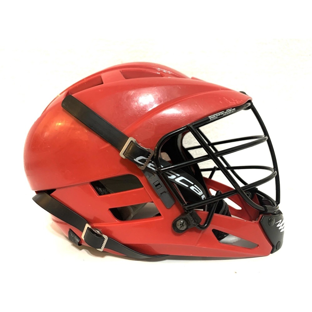 CASCADE CS Lacrosse Helmet Youth One Size Black Mask Chin Strap Full Face OSFM